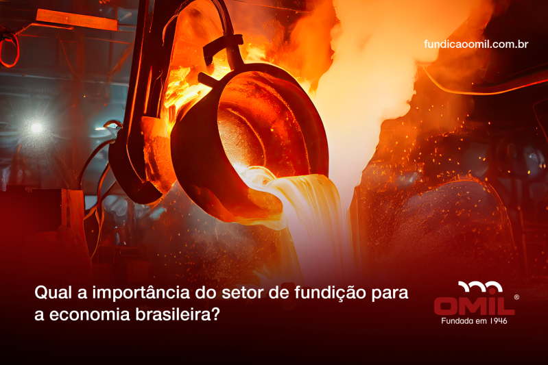 Qual a importância do setor de fundição para a economia brasileira?