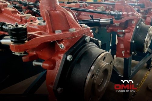 Nós fundimos, usinamos e montamos o seu conjunto agrícola!